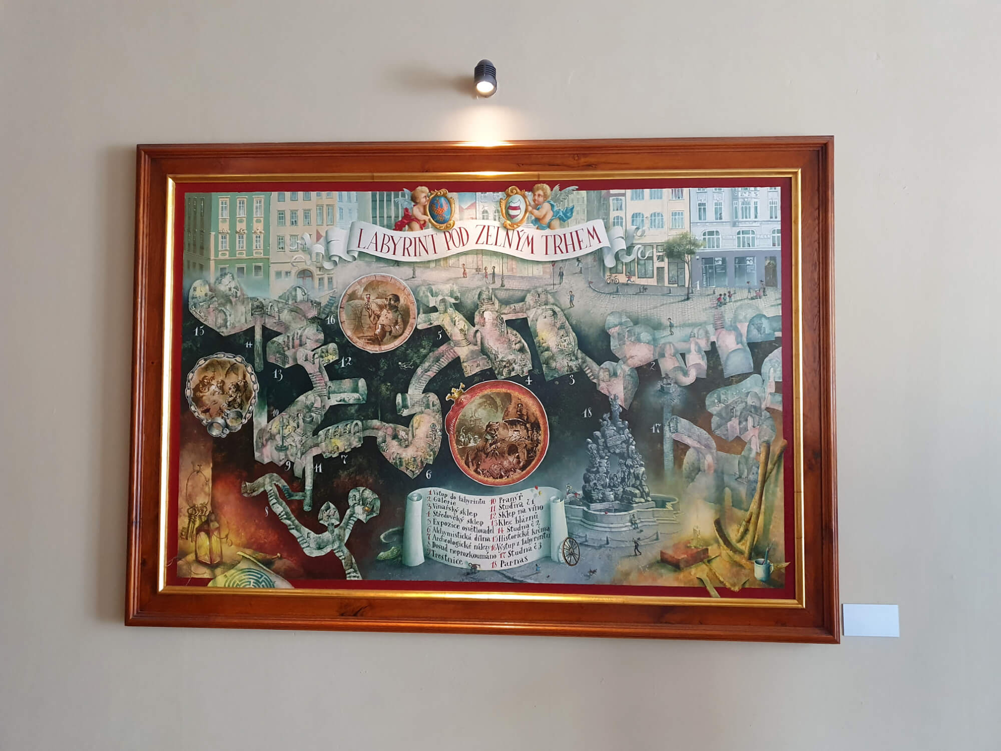 The Vegetable Market and the labyrinth