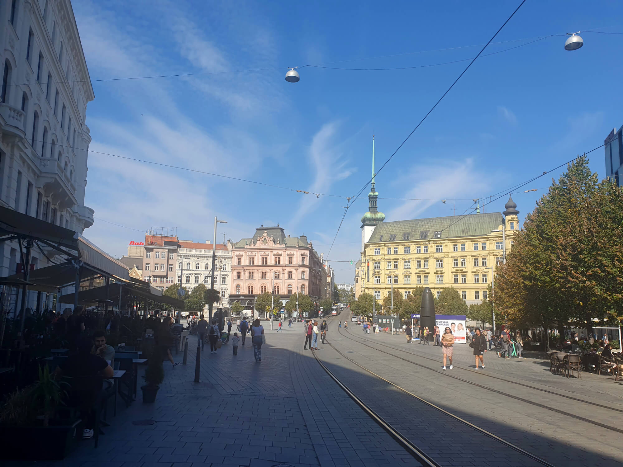 Walk in the city of Brno