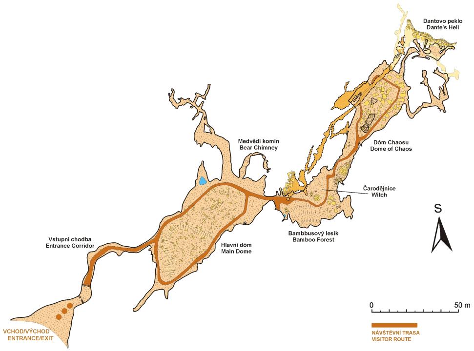 Map of the Catherine Cave